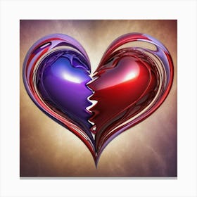 Broken Heart Canvas Print