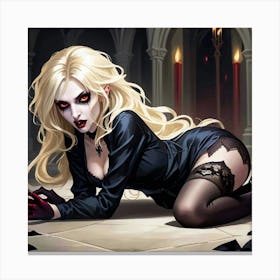 Sexy Vampire 1 Canvas Print