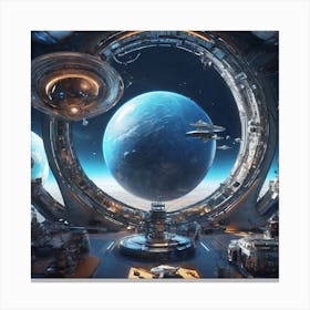 Space Station 23 Canvas Print
