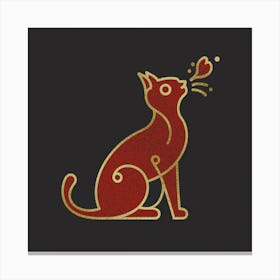 Red Cat Canvas Print