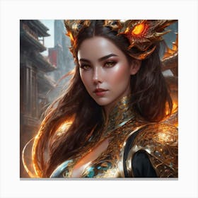 Chinese Girl Canvas Print