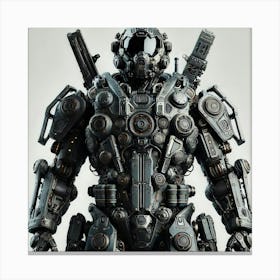 Titan Vanguard Exoskeleton Suits Canvas Print