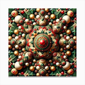 Christmas Ornaments Canvas Print