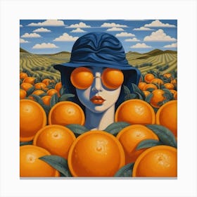 Oranges 2 Canvas Print