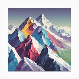 Mountaineering 6 Canvas Print