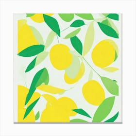 Lemons Canvas Print