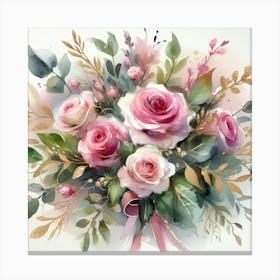 Bouquet Of Roses 1 Canvas Print