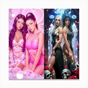 Sexy Girls 2 Canvas Print