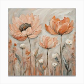 'Peach Blossoms' Canvas Print