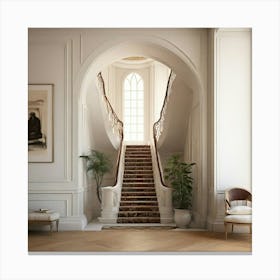 Stairway paintings Canvas Print