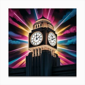 Clock Tower 5 Canvas Print