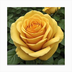 Beautiful Yellow Rose Canvas Print