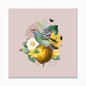 Flora & Fauna with Bee Eater 1 Canvas Print