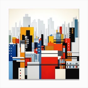 Abstract Cityscape 7 Canvas Print