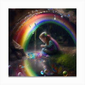 Rainbow In The Sky Canvas Print