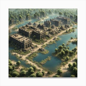 Ancient City 1 Canvas Print