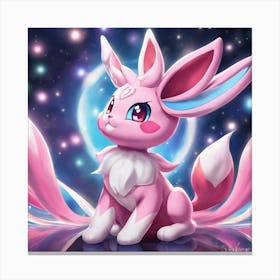 Pokemon Eevee 5 Canvas Print