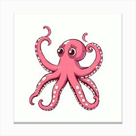 Asm Gym Funny Octopus 56b3576a 17ca 4f30 Bcb5 1bf44b37dbee Canvas Print