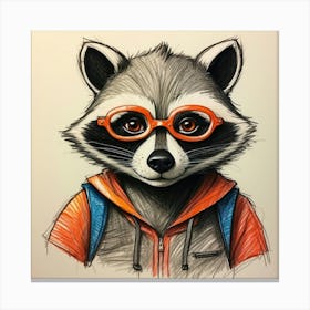 Raccoon 14 Canvas Print