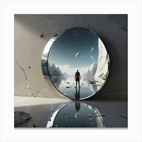 Fate Or Real 2 Canvas Print