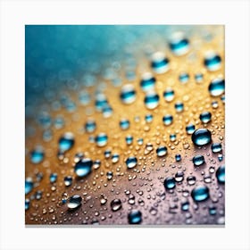 Water Droplets 9 Canvas Print