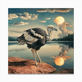 Secretary Bird 4 Canvas Print