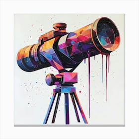 Telescope Canvas Print