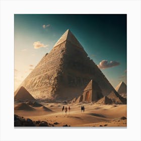 Egyptian Pyramids 6 Canvas Print