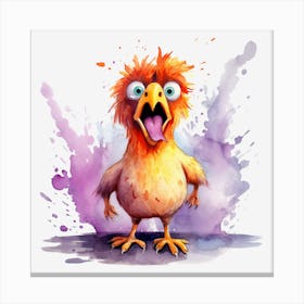 funny chicken Canvas Print