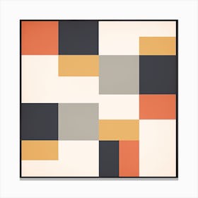 Squares home geometric Canvas Print