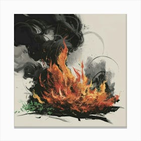 Blaze Canvas Print