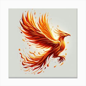 Phoenix Bird 1 Canvas Print