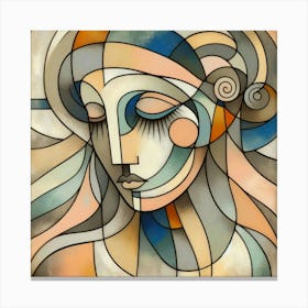 Abstract Of A Woman 3 Canvas Print