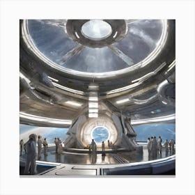 Space Station 15 Canvas Print