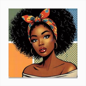 Afro Pop Art 1 Canvas Print