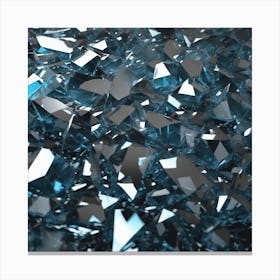 Blue Diamonds Canvas Print