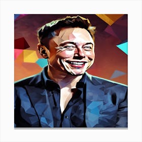 Elon Musk Canvas Print