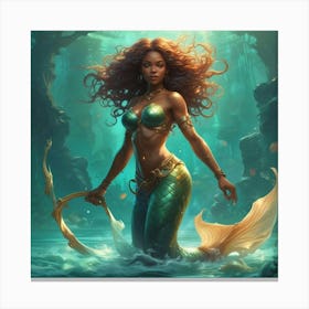 Mermaid Canvas Print