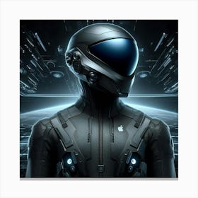 Space Helmet 2 Canvas Print