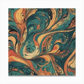 Abstract Pattern Art Print 3 Canvas Print