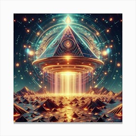 Ufo tufo Canvas Print