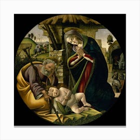 Sandro Botticelli Adoration Of Jesus Canvas Print