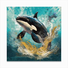 Orca Whale Canvas Print