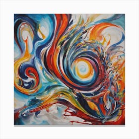 Swirl Abstract Canvas Print