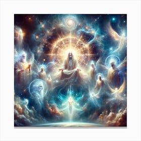 Source of the galaxy Canvas Print