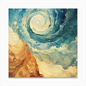 Ocean Waves 1 Canvas Print