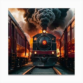 Train To Hell 3 Canvas Print
