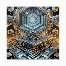 Futuristic Architecture Canvas Print