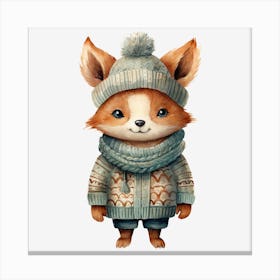 Cute Fox Canvas Print