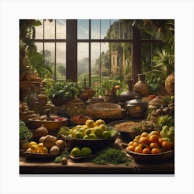 Garden Of Good And Evil Canvas Print